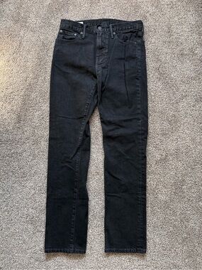 Gap Black Straight Jeans